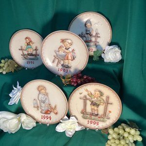 Hummel Original Annual Plates 1991-1995